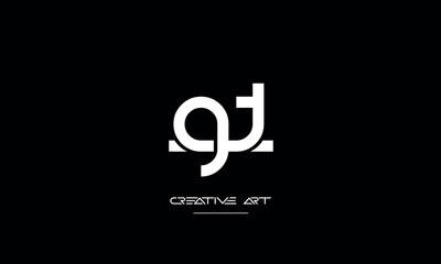 GT, TG, G, T abstract letters logo monogram