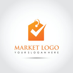 Market logo Template. Vector Illustrator