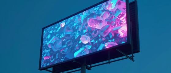 A hightech advertising firm develops campaigns using digital billboards embedded with enchanted crystals
