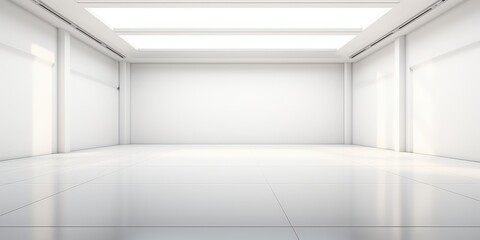 Fototapeta premium Empty White Room Interior Design