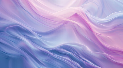 Fototapeta premium Soft Cascades: Abstract Waves in Gentle Pastel Hues