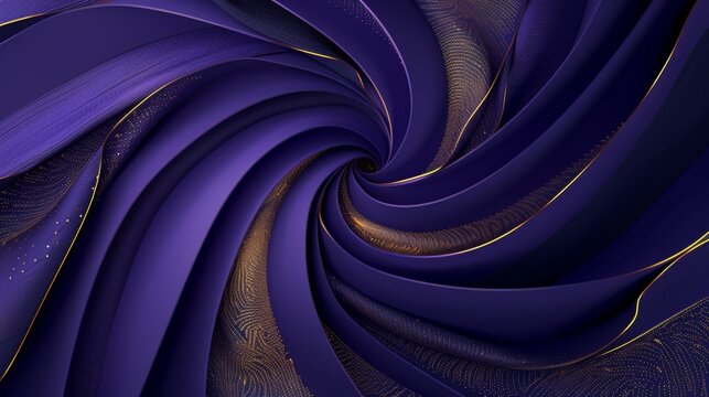 image background for pptx presentation, arabian style, with metallic gold patterns or spiral, minimal white with gold, dark blue and dark purple gradients, 3D, carl zeiss distagon t* 35mm f/ 1