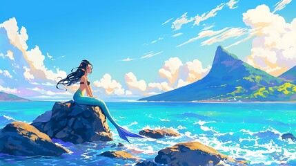 Mermaid by the Sea