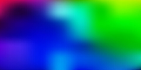 Light multicolor vector blurred backdrop.