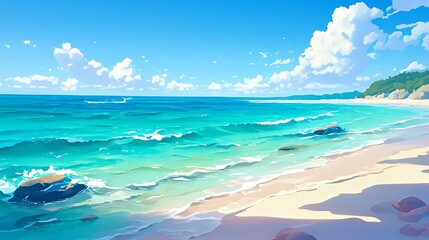 Obraz premium Tropical Beach Paradise