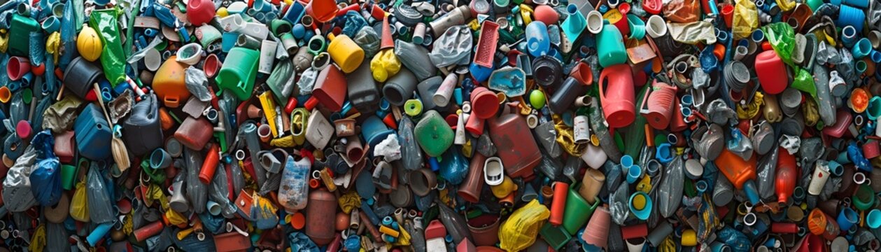 Colorful Recycled Materials Art Installation for Eco Friendly Creativity