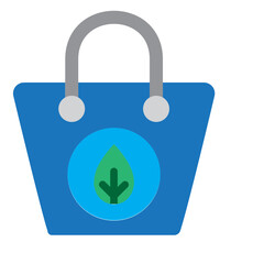 Packaging environmental impact Vector Flat Icon Design