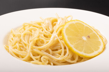 レモンクリームパスタ