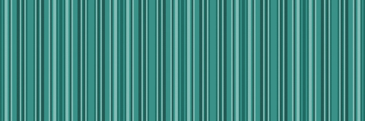 Obraz premium Primary pattern textile texture, tee fabric vector seamless. Straight lines vertical background stripe in teal and dark colors.