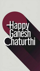 Naklejka premium Ganesh Chaturthi Story, Happy Ganesh Chaturthi, Greeting, Text, Ganesh Chaturthi, Typography, Calligraphy, Font, 