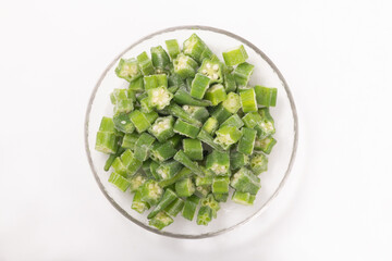 冷凍　カット　オクラ