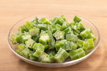 冷凍　カット　オクラ