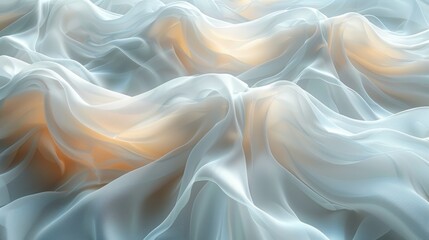 Obraz premium A flowing silk fabric with a shiny appearance and a soft, luxurious feel. 