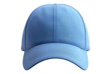 Fototapeta premium Blue baseball cap isolated on transparent background