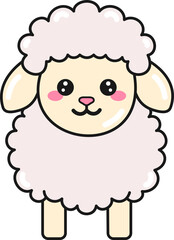 Kawaii Cute Sheep Sticker