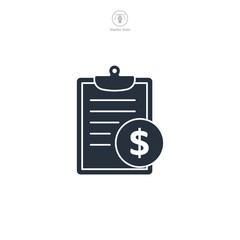 Tax, assessment result Icon. Business Financial theme symbol vector illustration isolated on white background