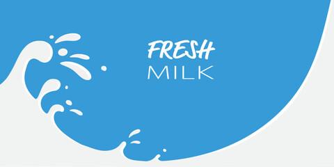 Milk splash background vector illustration