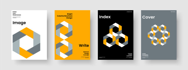 Geometric Business Presentation Template. Abstract Report Layout. Creative Background Design. Flyer. Book Cover. Poster. Banner. Brochure. Handbill. Brand Identity. Magazine. Portfolio. Notebook