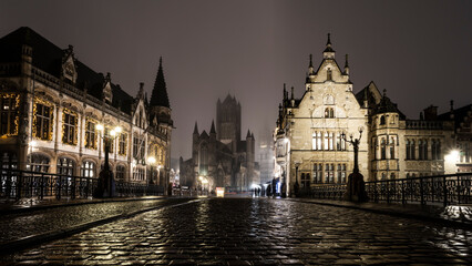 view of ghent country Belgium