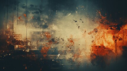 Abstract Wall with a Grunge Texture