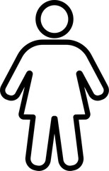 Woman line Icon