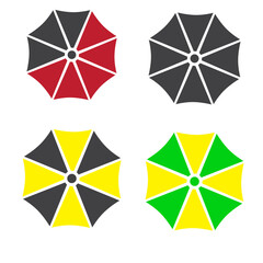 set of umbrella