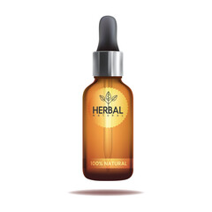 Glass Cosmetic Bottle Equipped With A Precise Pipette Applicator, Ideal For Dispensing Serums Or Oils