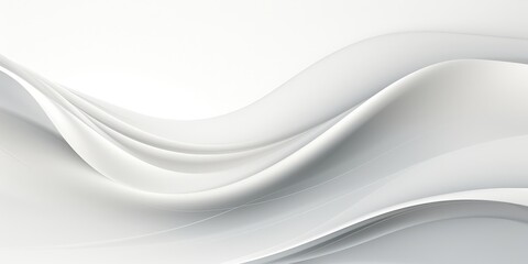 Abstract White Wave Background