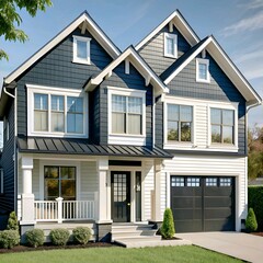 Luxury house in real estate sale or property