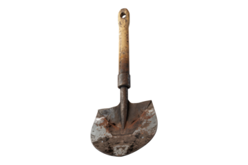 Ground breaking tool isolated on transparent background