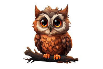 Fototapeta premium Owl (PNG 8640x5760)