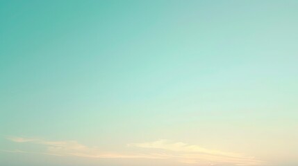 Fototapeta premium A gradient pastel sky background with a blend of baby blue and light gray, mimicking the serene and clear morning sky after a night's rain.