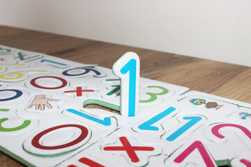 Learning Numbers and Alphabets flash cards