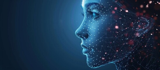 Digital Portrait of a Woman's Face