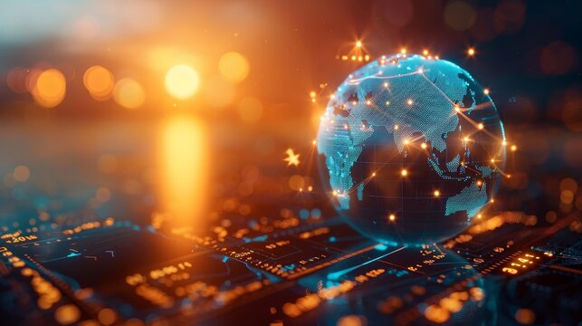 Closeup of a report showing changes in global consumer confidence, economic shifts, concept