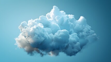 Clouds icon set on background. 