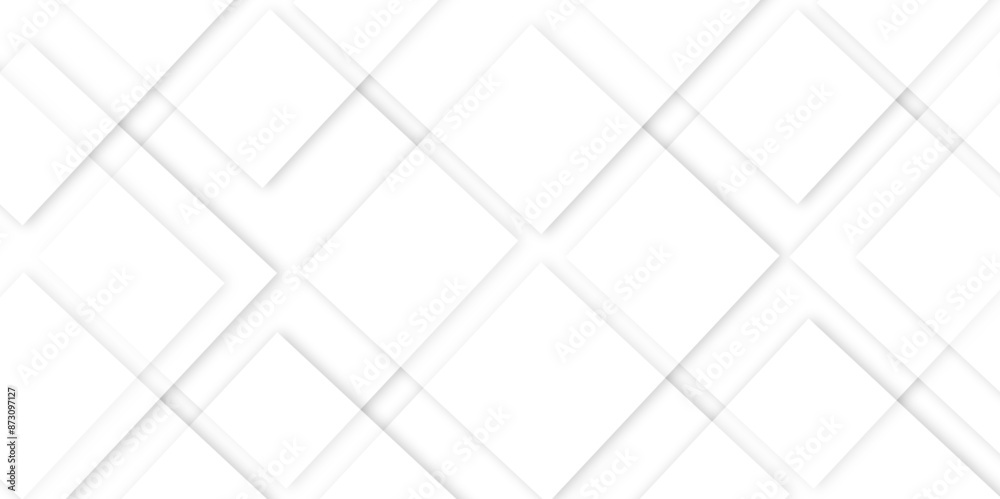 Poster abstract modern white and gray pattern geometric luxury gradient line background random square shape