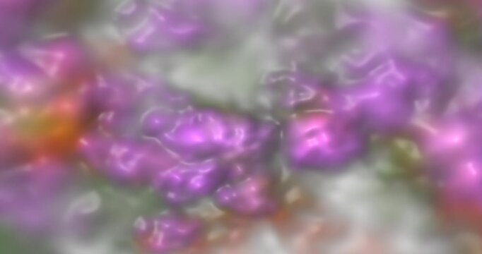 Animazione astratta di linee e cerchi con molti colori   e movimenti a spirale