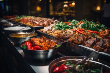 Obraz premium Close up of buffet