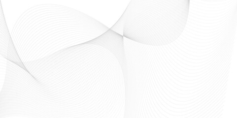 Dynamic sound wave isolated on white background. Abstract wave element for design.