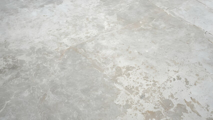 Obraz premium White background on cement floor texture, concrete texture, old vintage grunge texture design