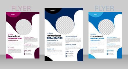 Flyer design for business company.