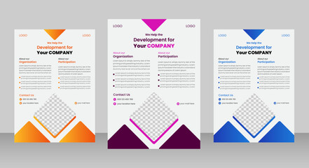Flyers design .Business brochure flyer design a4 template..Creative Corporate & Business Flyer Brochure Template Design, abstract business flyer, vector template design. 