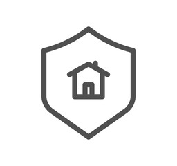 Fototapeta premium Insurance and related icon outline and linear vector. 