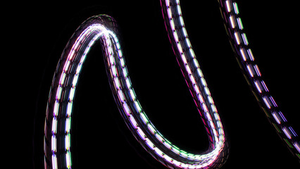 Digital Wallpaper Gaming Streaming Background Futuristic Abstract Neon Overlay Effect