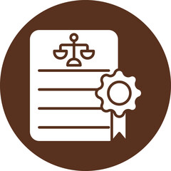 Patent Glyph Circle Icon