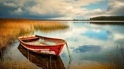 Obraz premium Fishing boat.