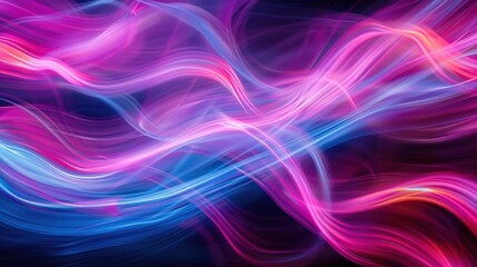 Fototapeta premium Abstract light trails captured with long exposure, creating dynamic patterns