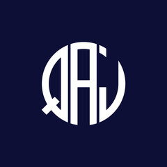 qaj circle logo design