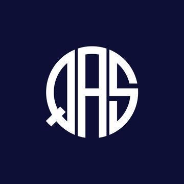 qas circle logo design